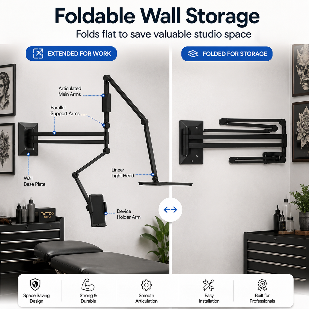 Multifunctional and convenient work lamp---Wall mounted light